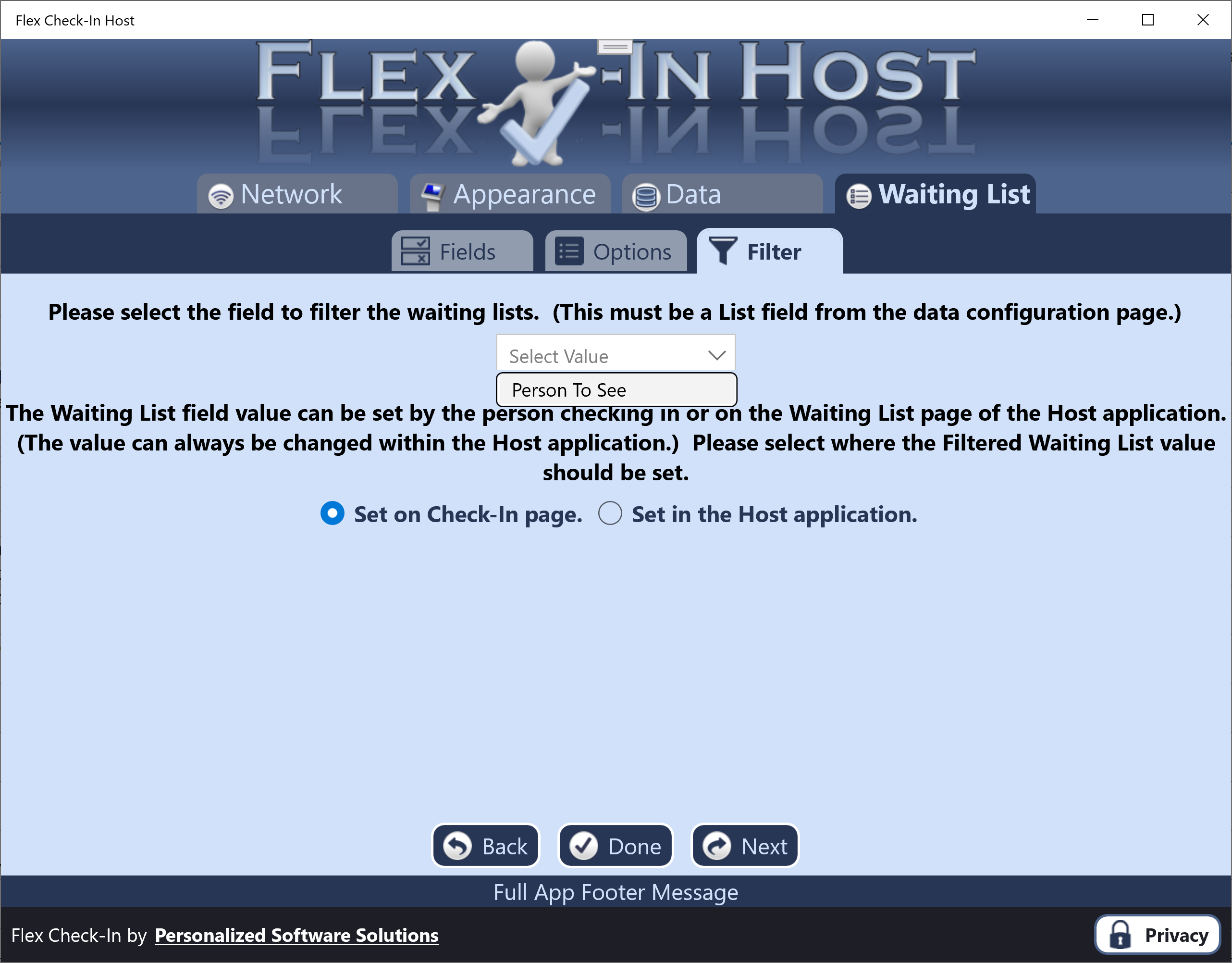 Public WaitList stylingr