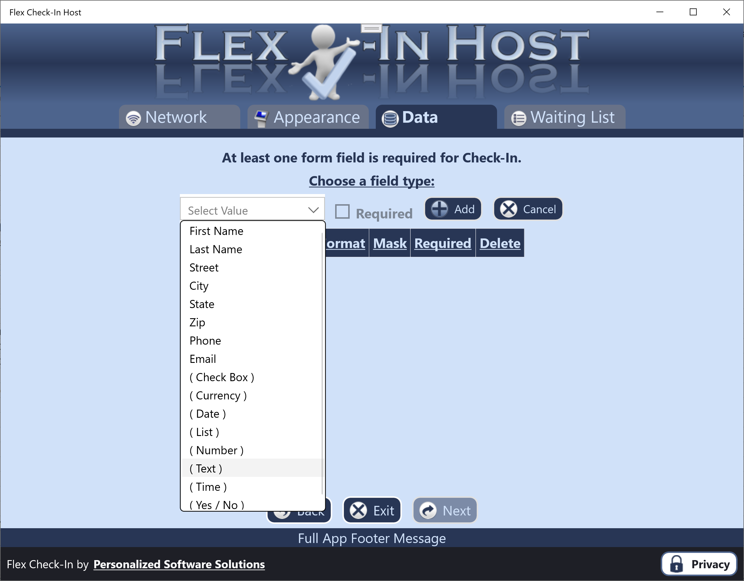 Network Configuration