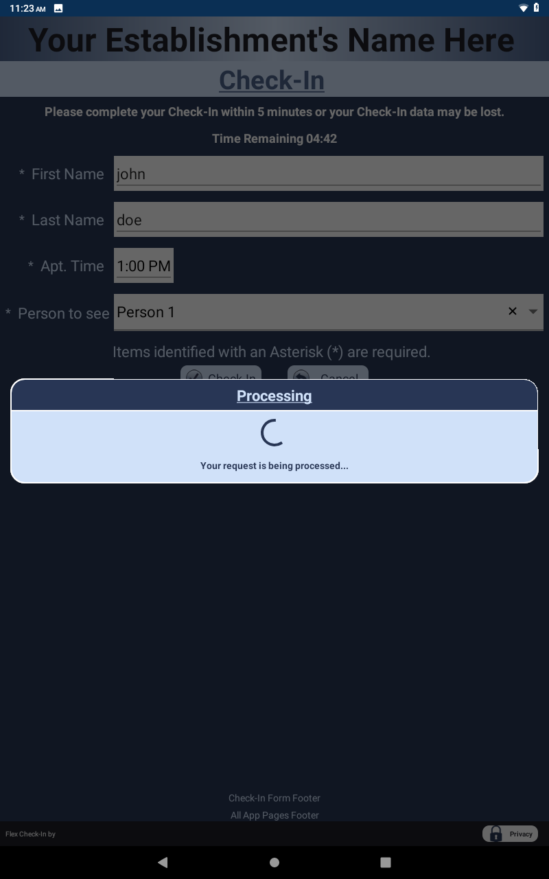 Initial Configuration Error