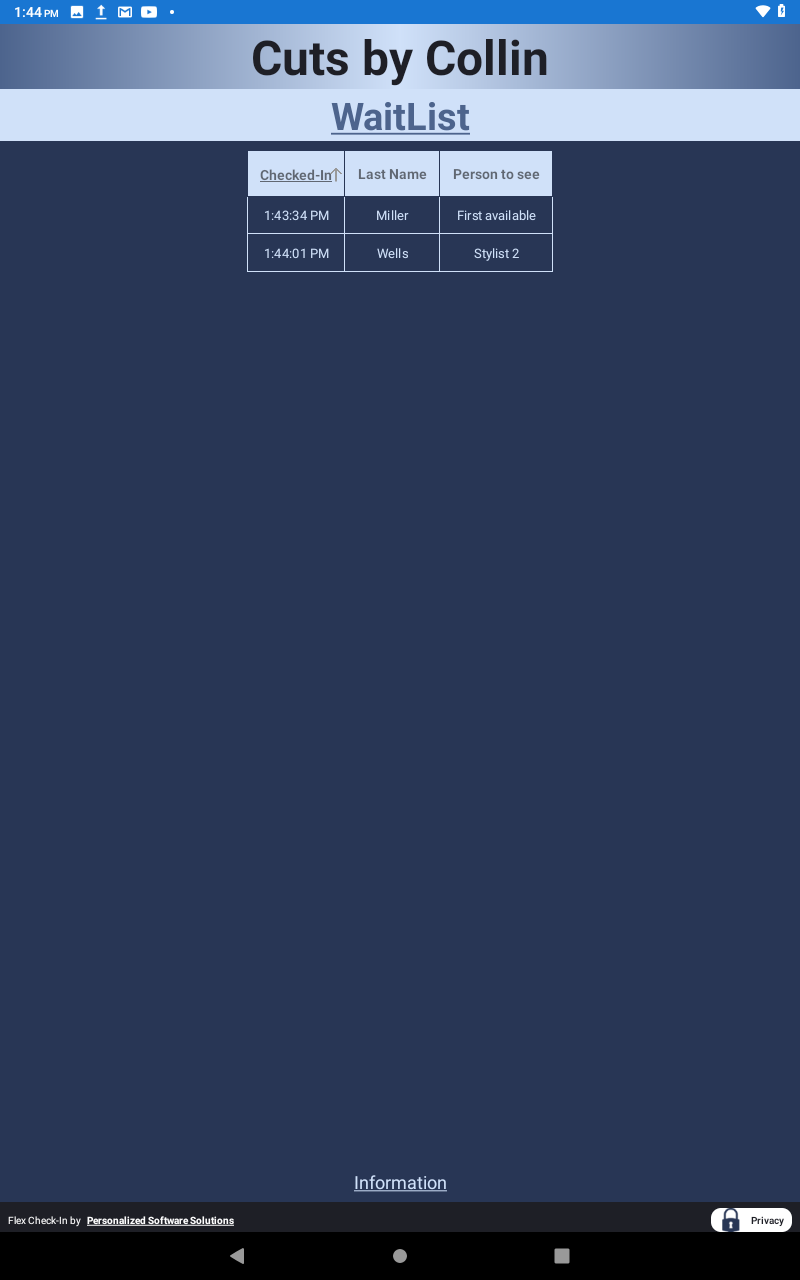 Public WaitList